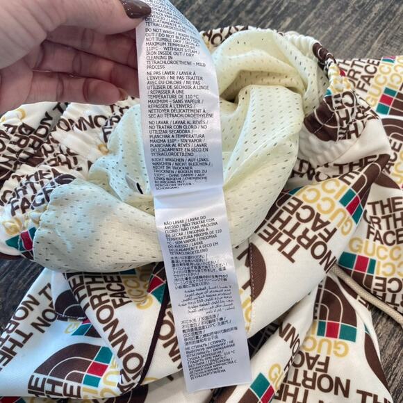 Gucci X The North Face Mens Logo Print Track Shorts Large L - Picture 5 of 8